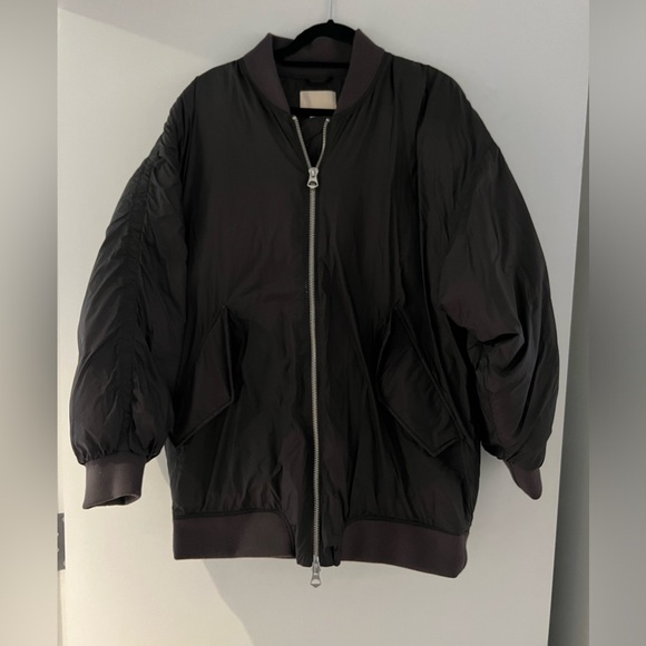 H&M Premium Down Bomber Jacket - Picture 3 of 7